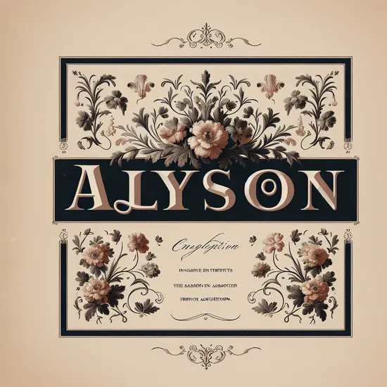 Alyson - Origins, Popularity, Meaning, and Related Names