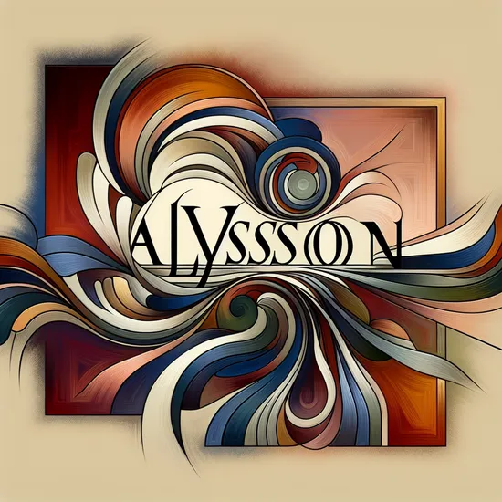 Alysson Name Origin, Meaning, Gender, and Popularity Insights