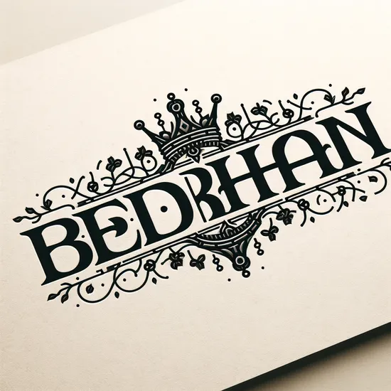 Bedirhan - Meaning, Origin, Popularity, and Similar Names