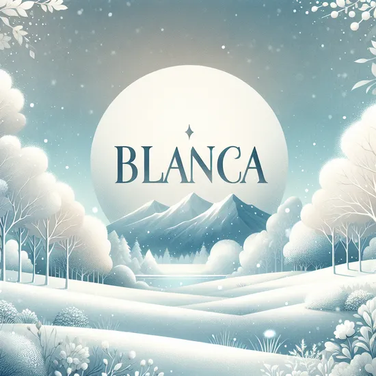 Blanca: Unraveling Its Meaning, Origin, and Popularity