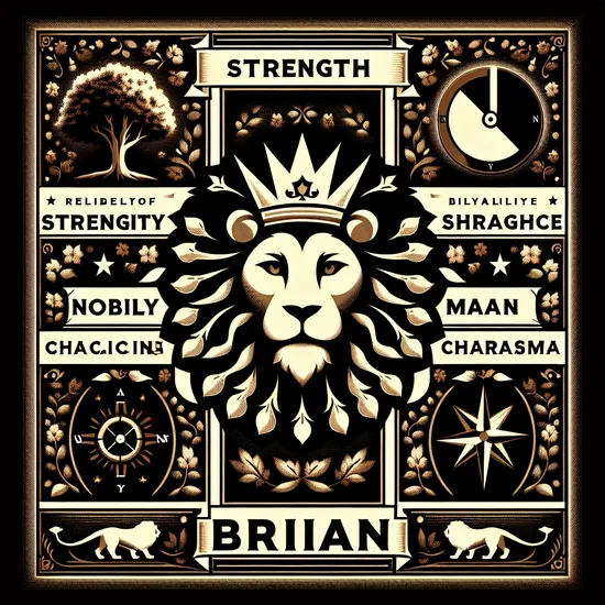 Brian - Insights into Name Meaning, Origin, and Popularity