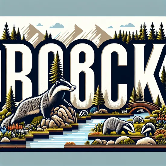 Brock: Explore Its Meaning, Origin, and Popularity