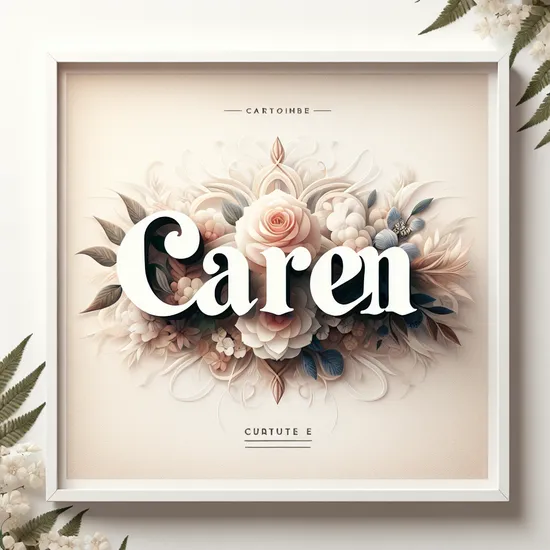 Caren - Meaning, Origins, Popularity, and Similar Names Explored