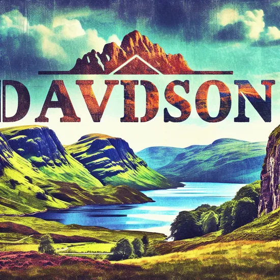 Davidson - Unraveling Its Meaning, Origin, And Famous Namesakes