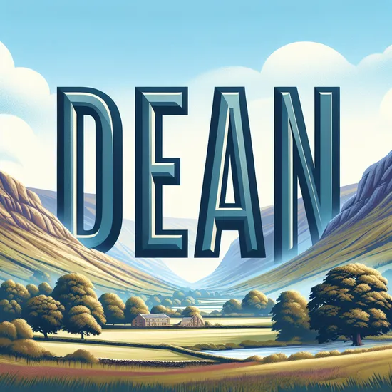 Dean: Origin, Meaning, Popularity and Noteworthy Namesakes