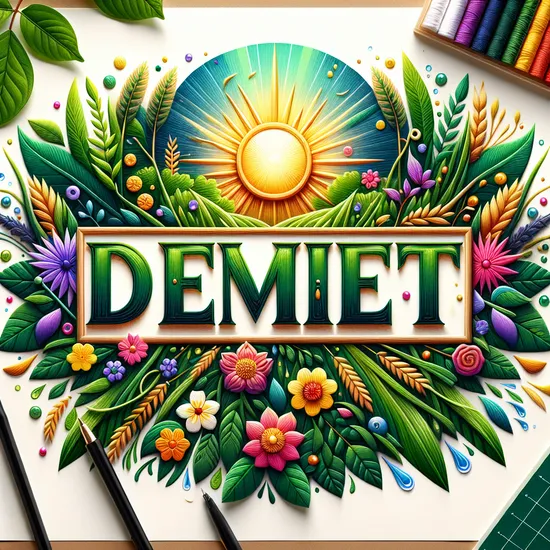 Demet - Explore the Meaning, Origin, and Global Popularity