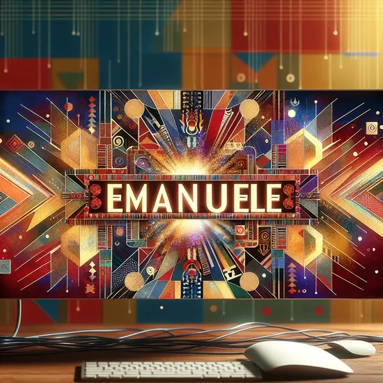 Emanuele - Uncover Its Meaning, Origin, and Cultural Significance