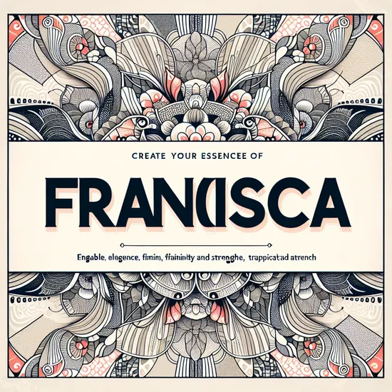 Francisca: Explore Meaning, Origin, Popularity, and Similar Names