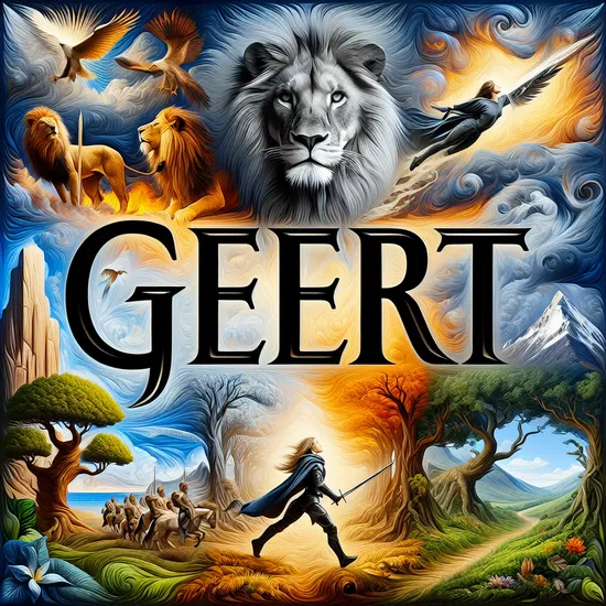 Geert - Origin, Popularity, and Meaning