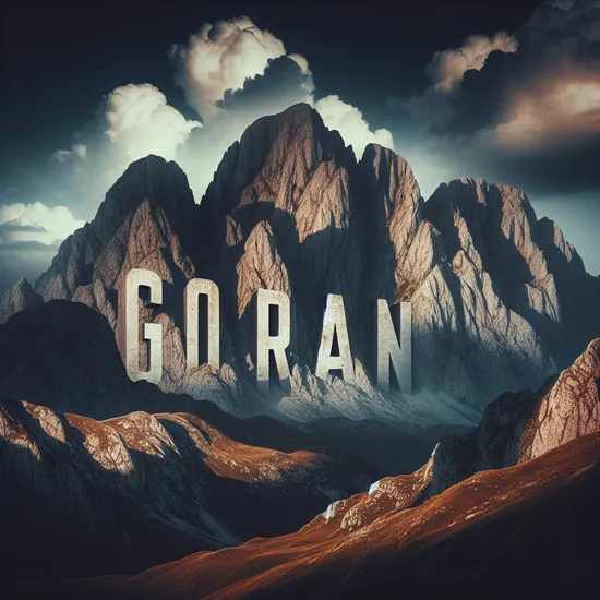 Goran - Discover the Meaning, Origin, and Popularity of This Unique Name