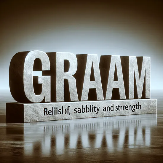 Graham - Discover Its Meaning, Origin, and Popularity