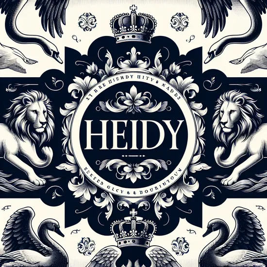 Heidy - Meaning, Origin, and Popularity Insights with Similar Names