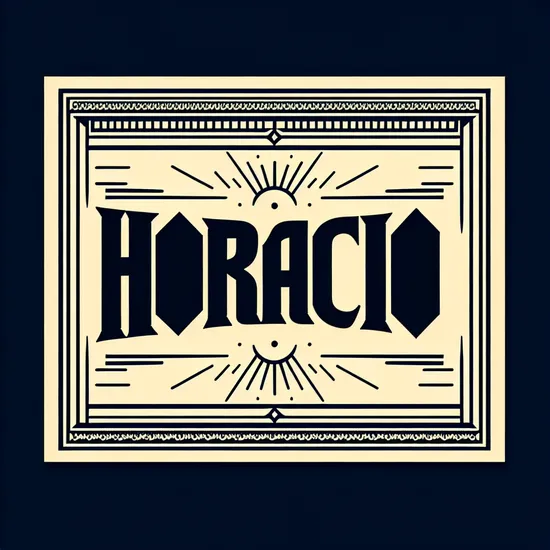 Horacio - Meaning, Origin, and Global Popularity Insights