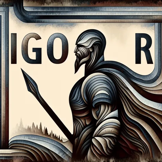 Igor - Discover the Meaning, Origin, Popularity, and Similar Names