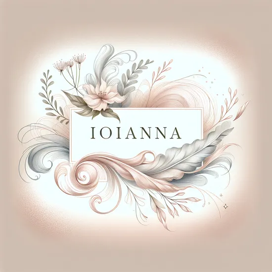 Ioanna: Name Meaning, Origin, Popularity, and Similar Names Explained