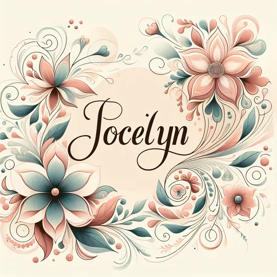 Jocelyn: Meaning, Origin, Popularity