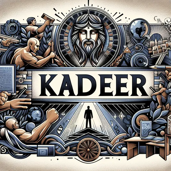 Kader - Meaning, Origin, Popularity, and Related Names