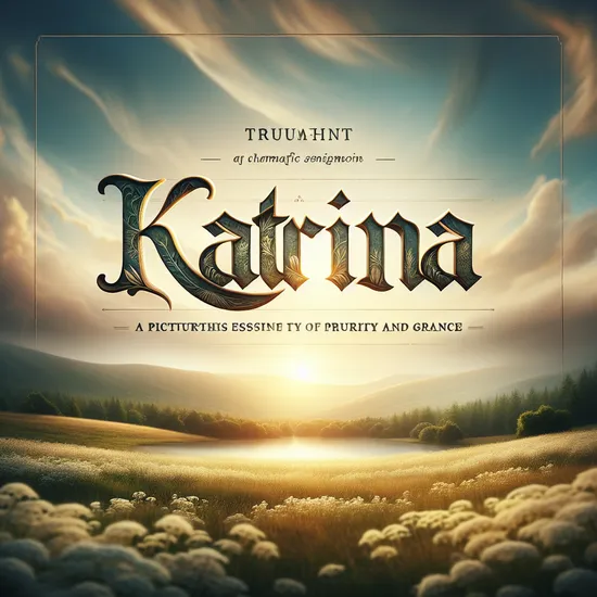 Katrina - Explore Name Meaning, Origin, and Popularity