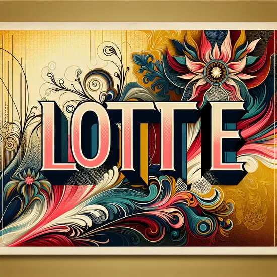 Lotte - Meaning, Origin, Popularity and Cultural Significance