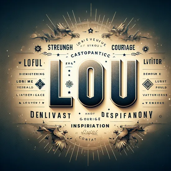 Lou - Explore Its Meaning, Roots, Popularity and Similar Names