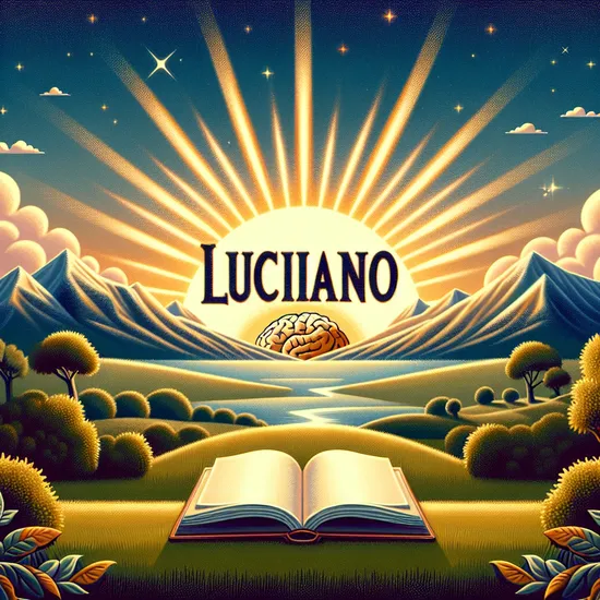 Luciano - Name Origin, Meaning, Popularity, and Similar Names