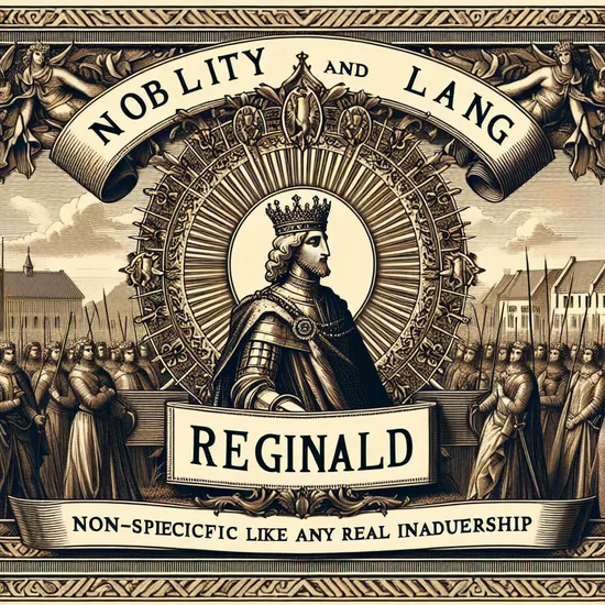 Reginald: Unveiling the Meaning, Origin, and Trendsetter