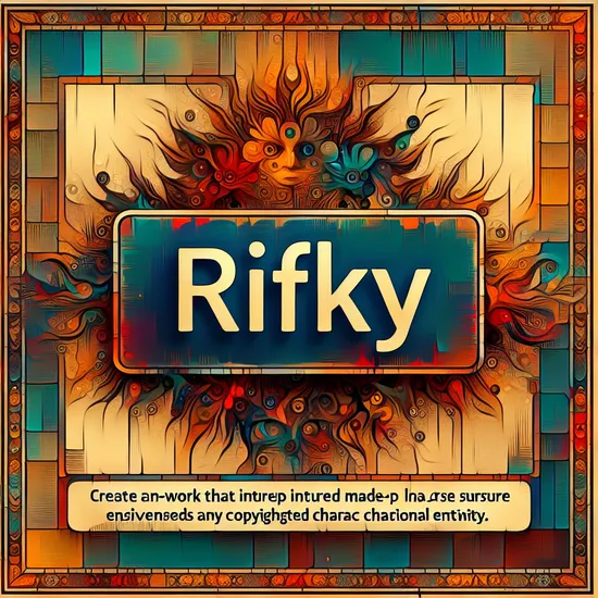 Rifky - Explore Its Origin, Meaning, Popularity, and Variants