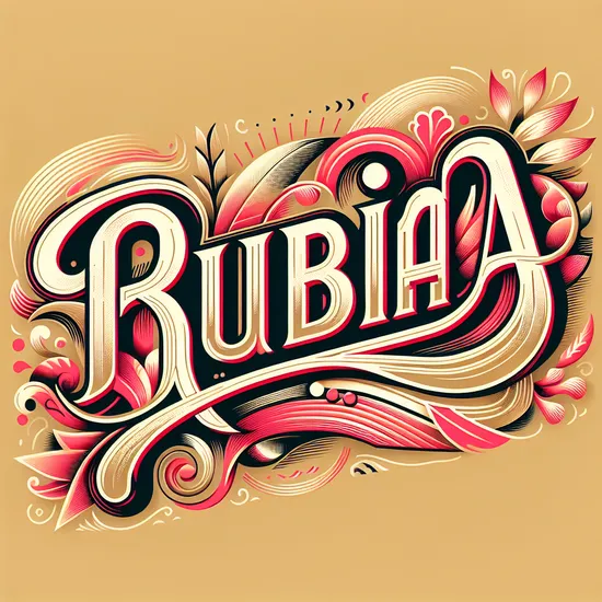 Rubia - Discover Name Meaning, Origin, and Popularity