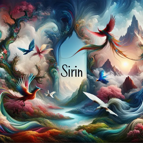 Sirin - Discover Its Meaning, History, Popularity, and Variants