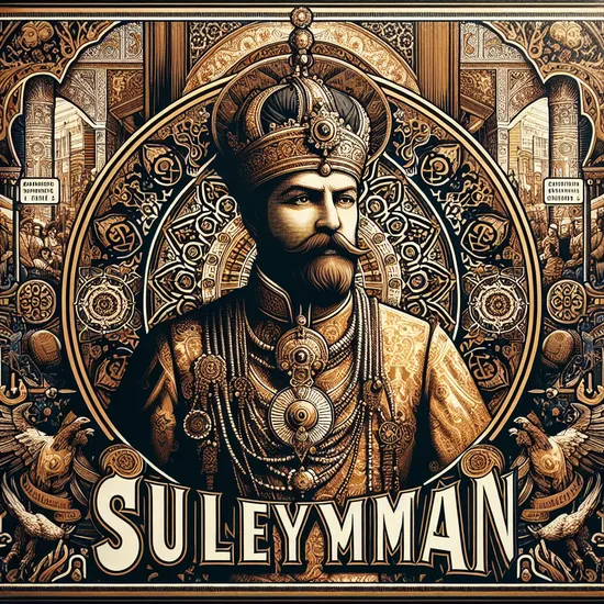 Süleyman - Meaning, Origin, Popularity, and Notable Figures