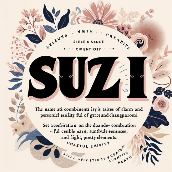 Suzi - Meaning, Origin, Popularity & Similar Names