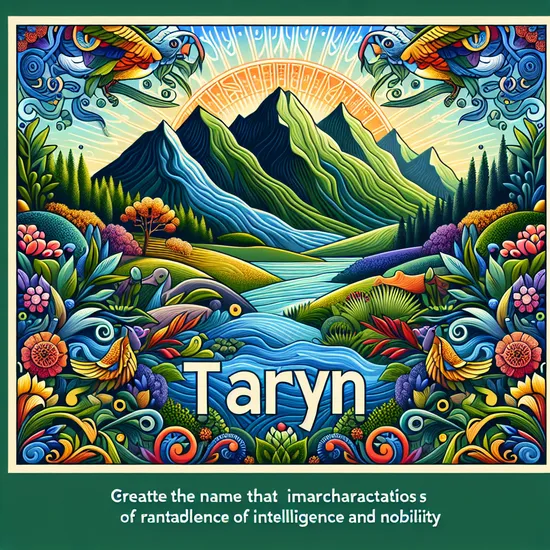 Taryn - Meaning, Origin, and Cultural Insights