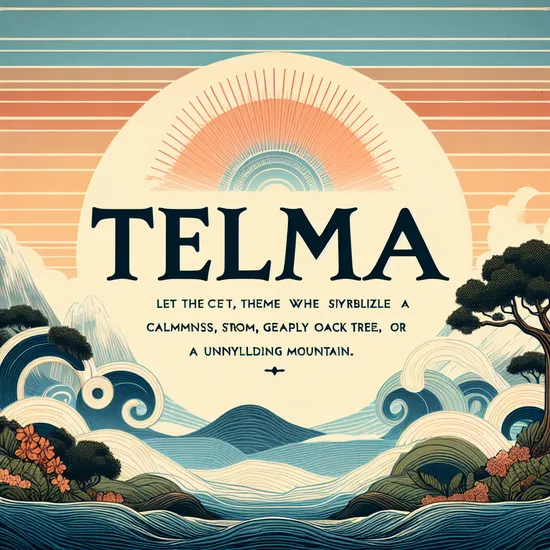 Telma: Discover Its Meaning, Origin, Popularity, and Similar Names