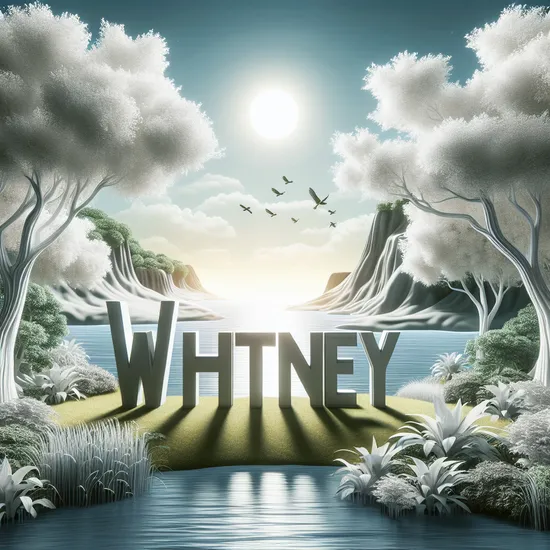 Whitney - Explore Name Meaning, History, and Similar Names