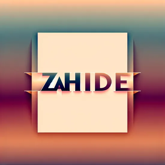 Zahide - Origin, Significance, and Notable Persons